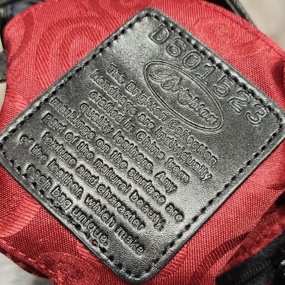 Brighton Donatella Pebble Leather Organizer Wallet Backpack Shoulder Bag - Picture 5 of 10